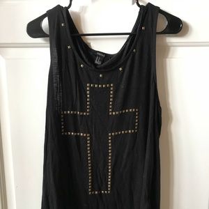 🔸Forever 21 Cross Studded Tank Top🔸